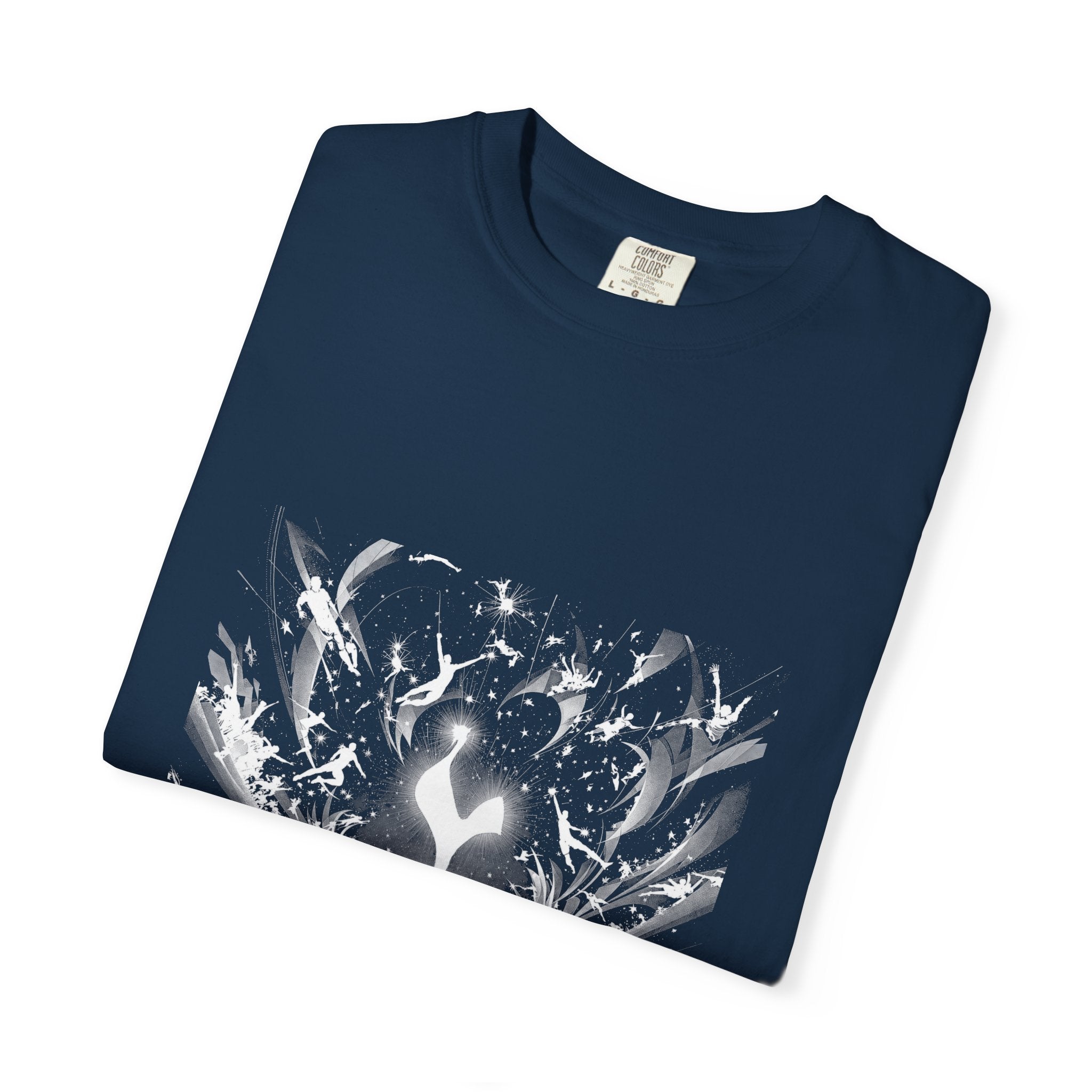 Artistic Flame Unisex T-Shirt - Garment-Dyed Graphic Tee