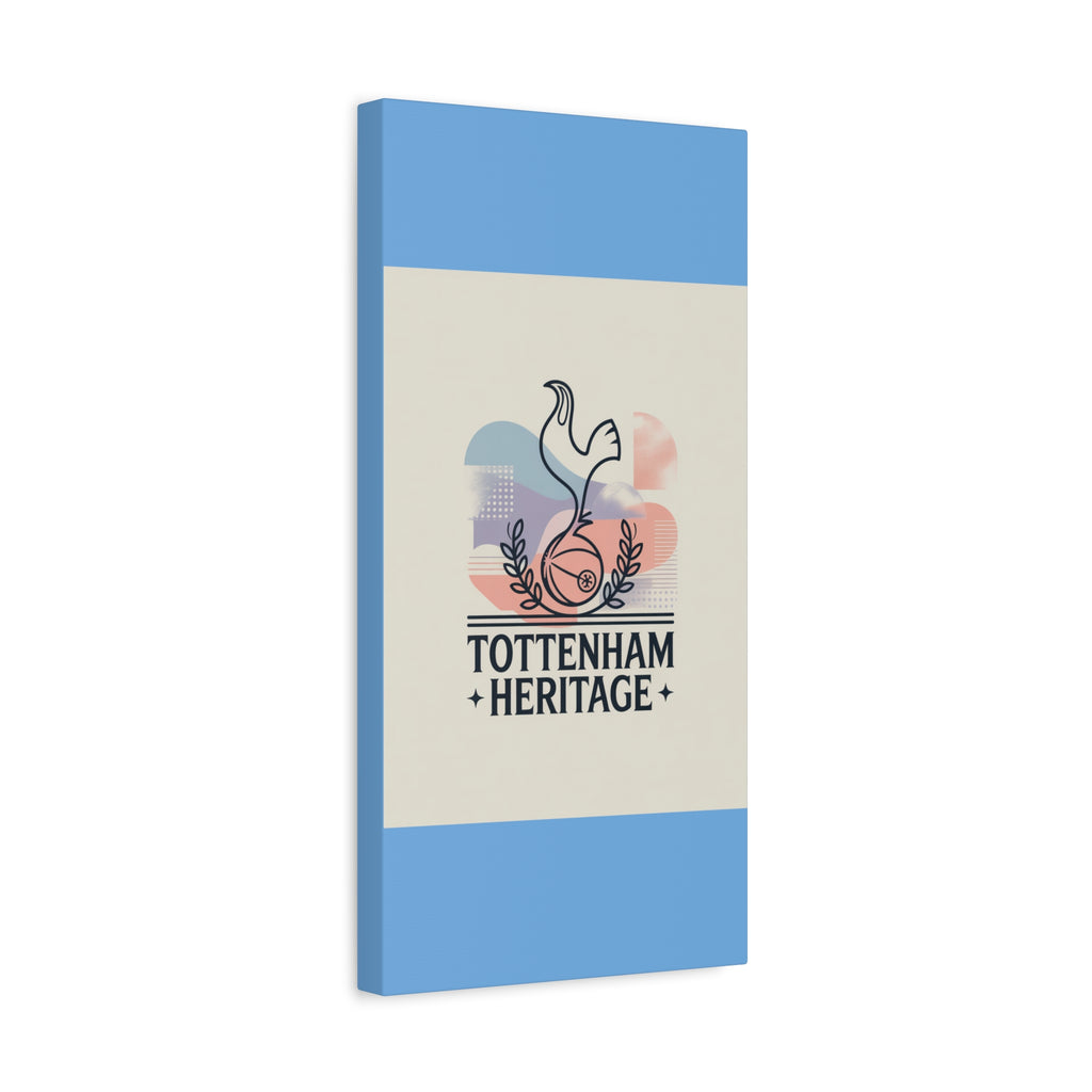 tottenham heritage abstract canvas art Matte Canvas, Stretched, 1.25"