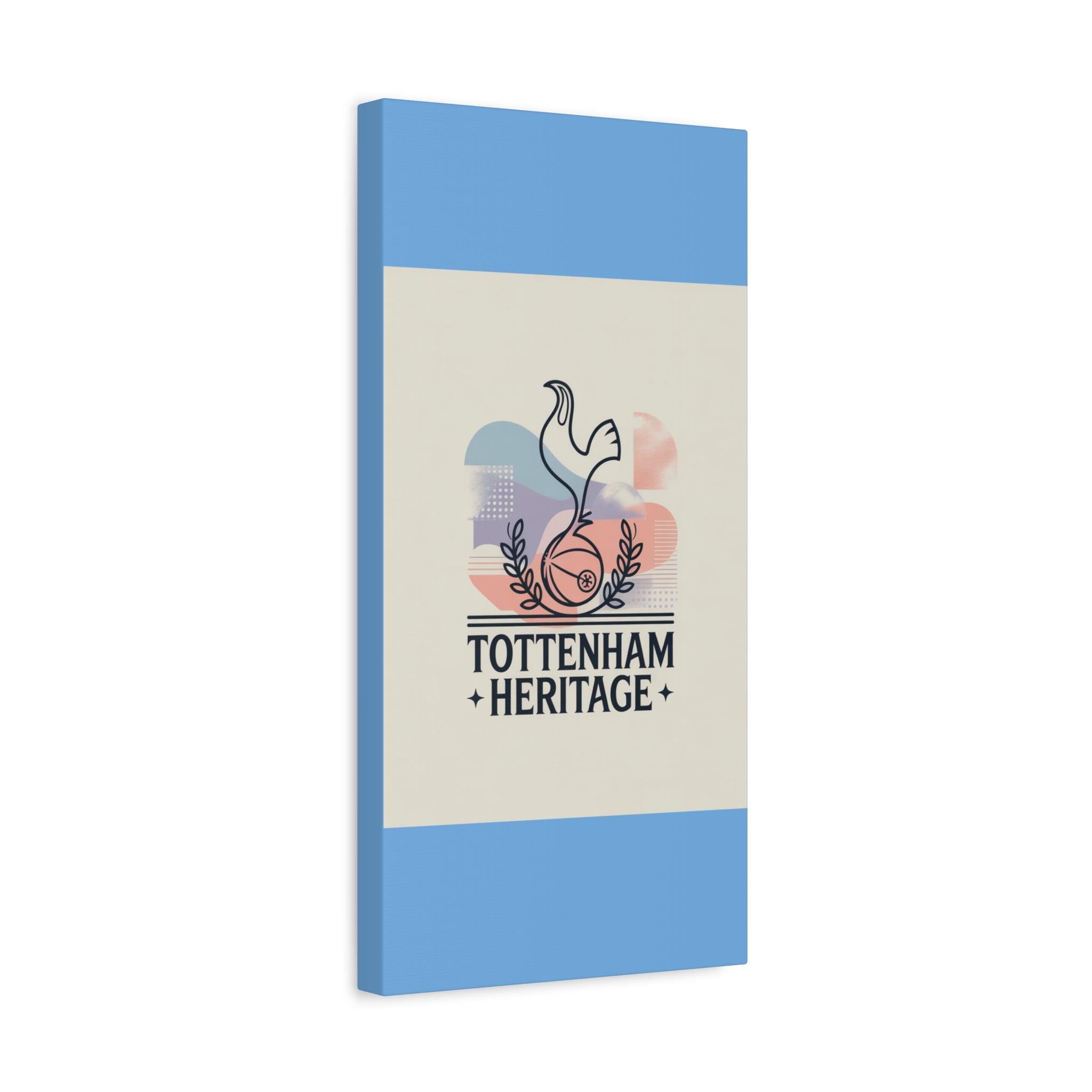 tottenham heritage abstract canvas art Matte Canvas, Stretched, 1.25"