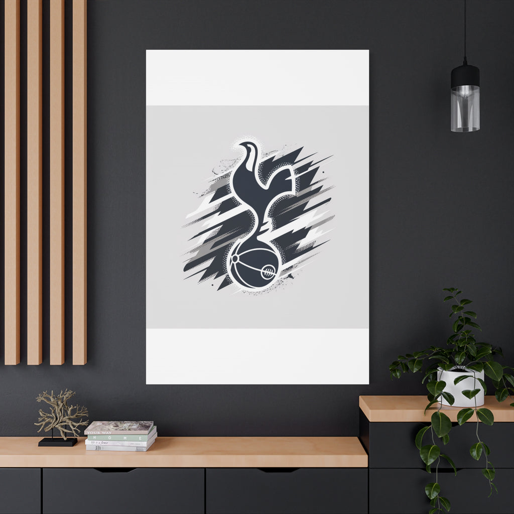 tottenham spurs fan unofficial Sporty Canvas Wall Art - Dynamic Tottenham Design