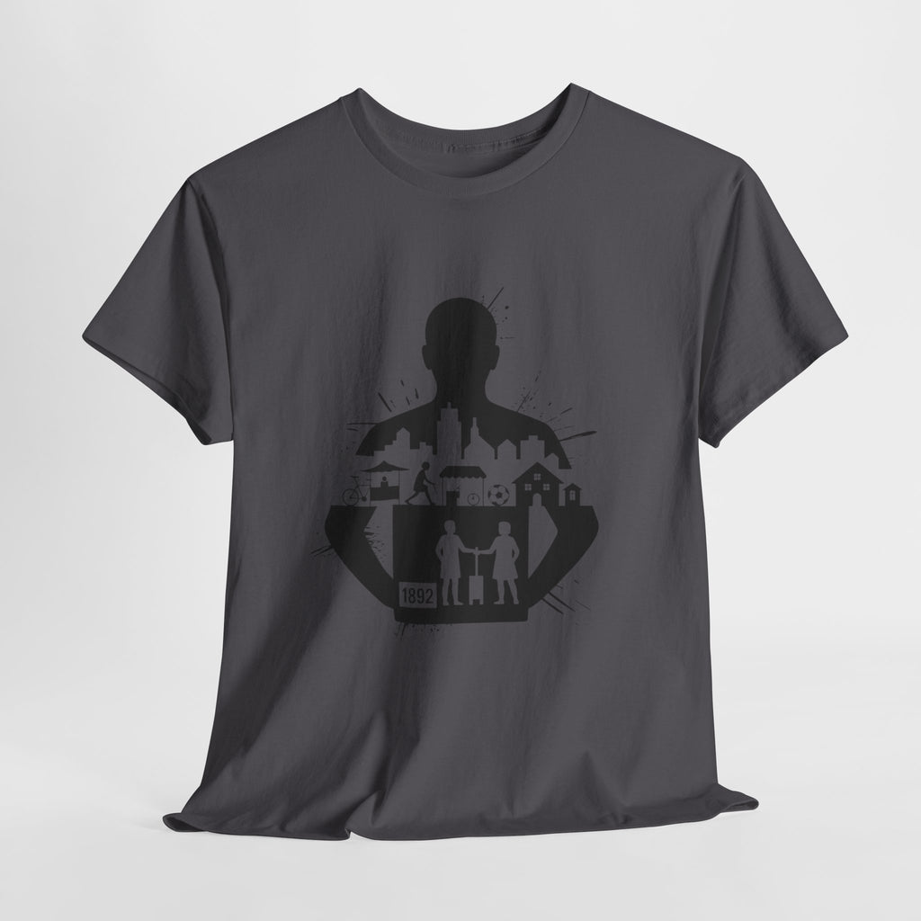 tottenham spurs abstract special Urban Silhouette Unisex Heavy Cotton Tee - Creative Cityscape Design
