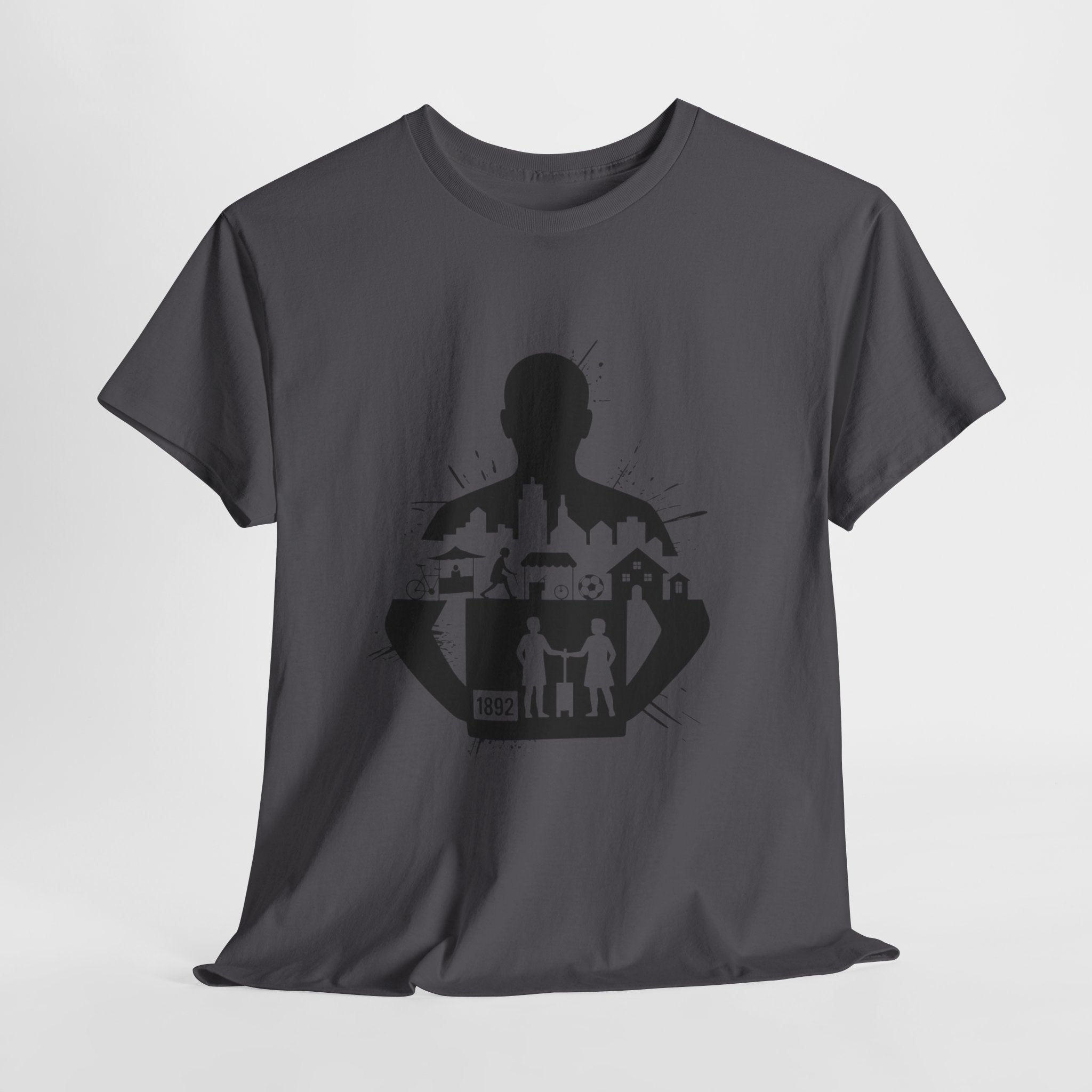 tottenham spurs abstract special Urban Silhouette Unisex Heavy Cotton Tee - Creative Cityscape Design