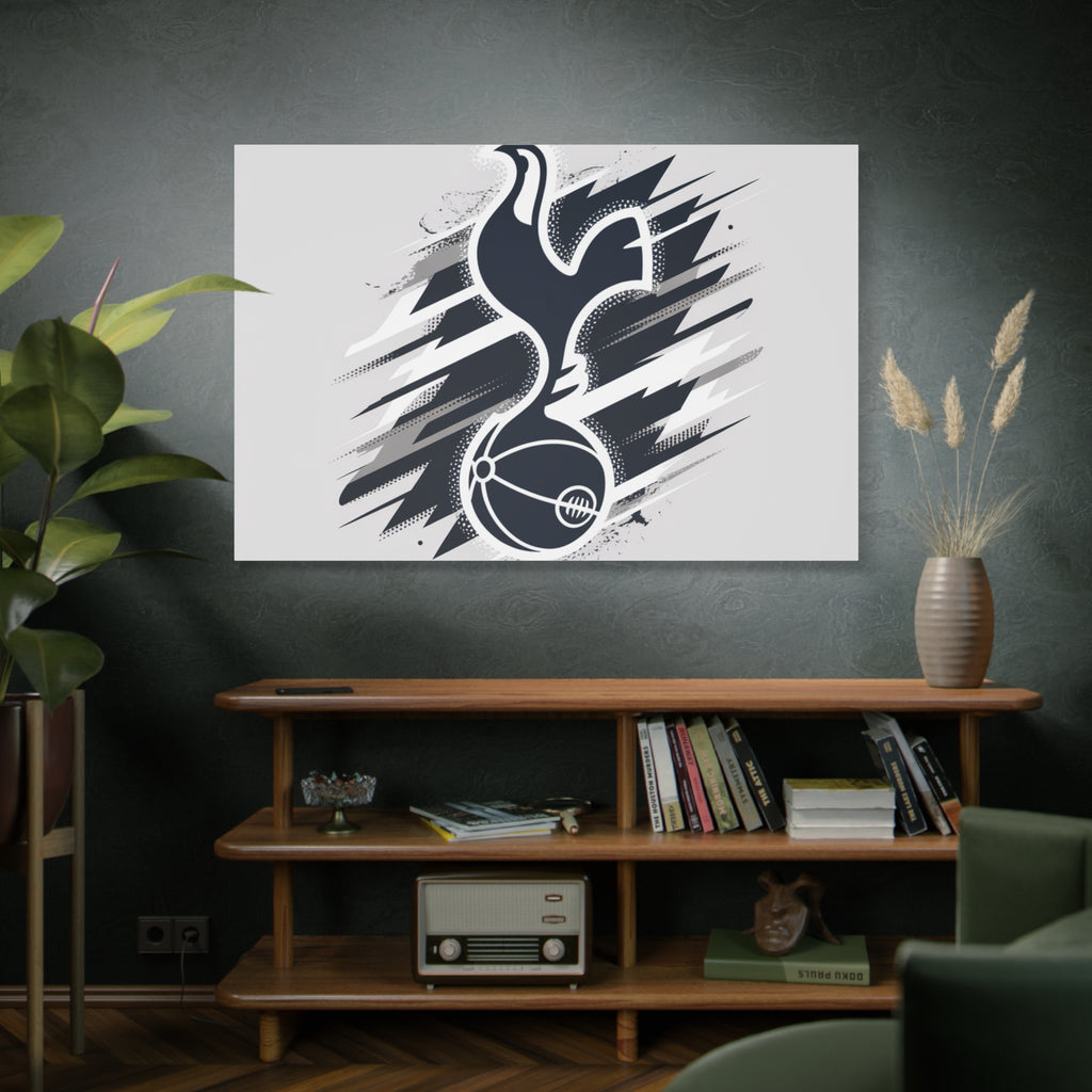tottenham spurs fan unofficial Sporty Canvas Wall Art - Dynamic Tottenham Design