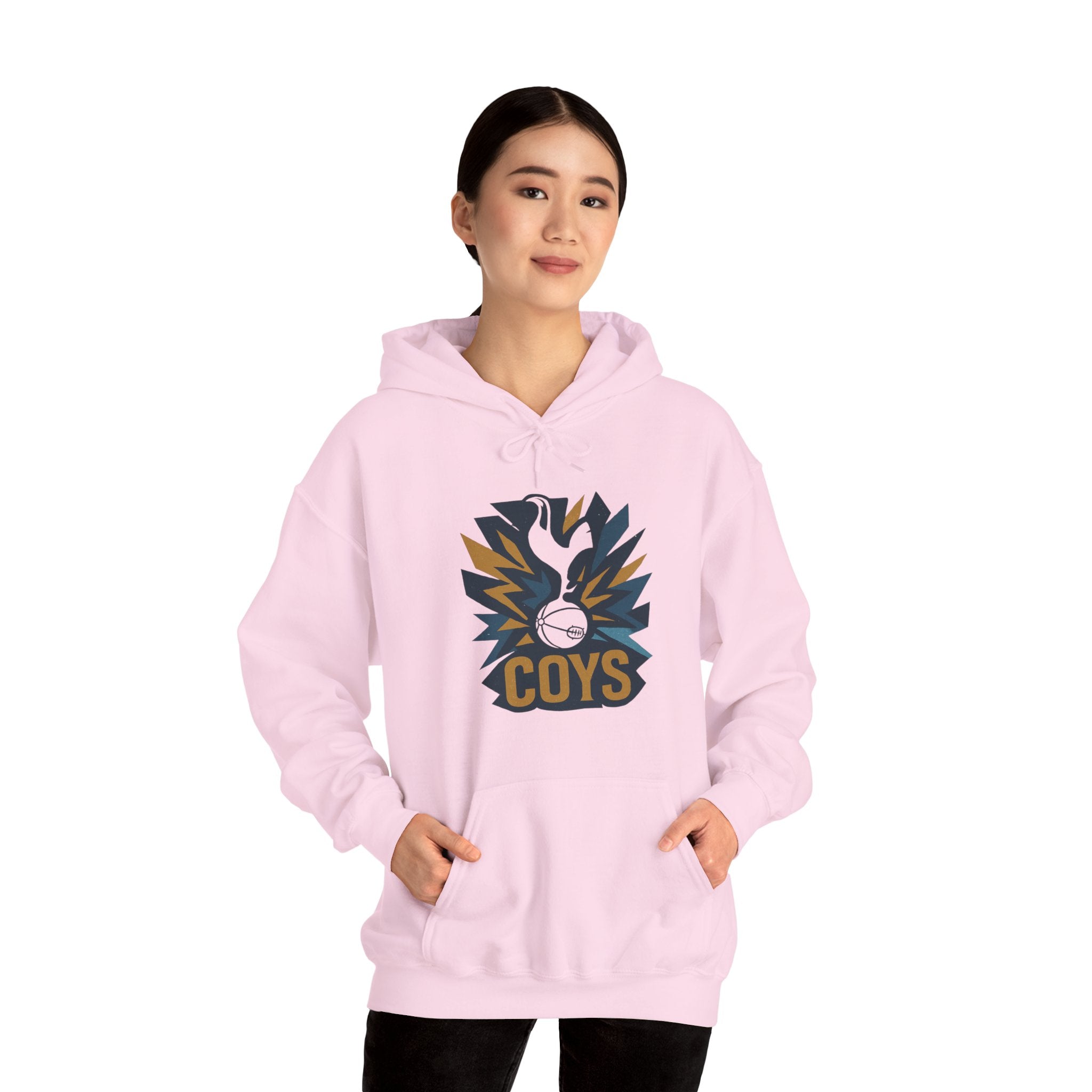 spurs COYS Soccer Hoodie — Retro Cockerel Football Crest Pullover