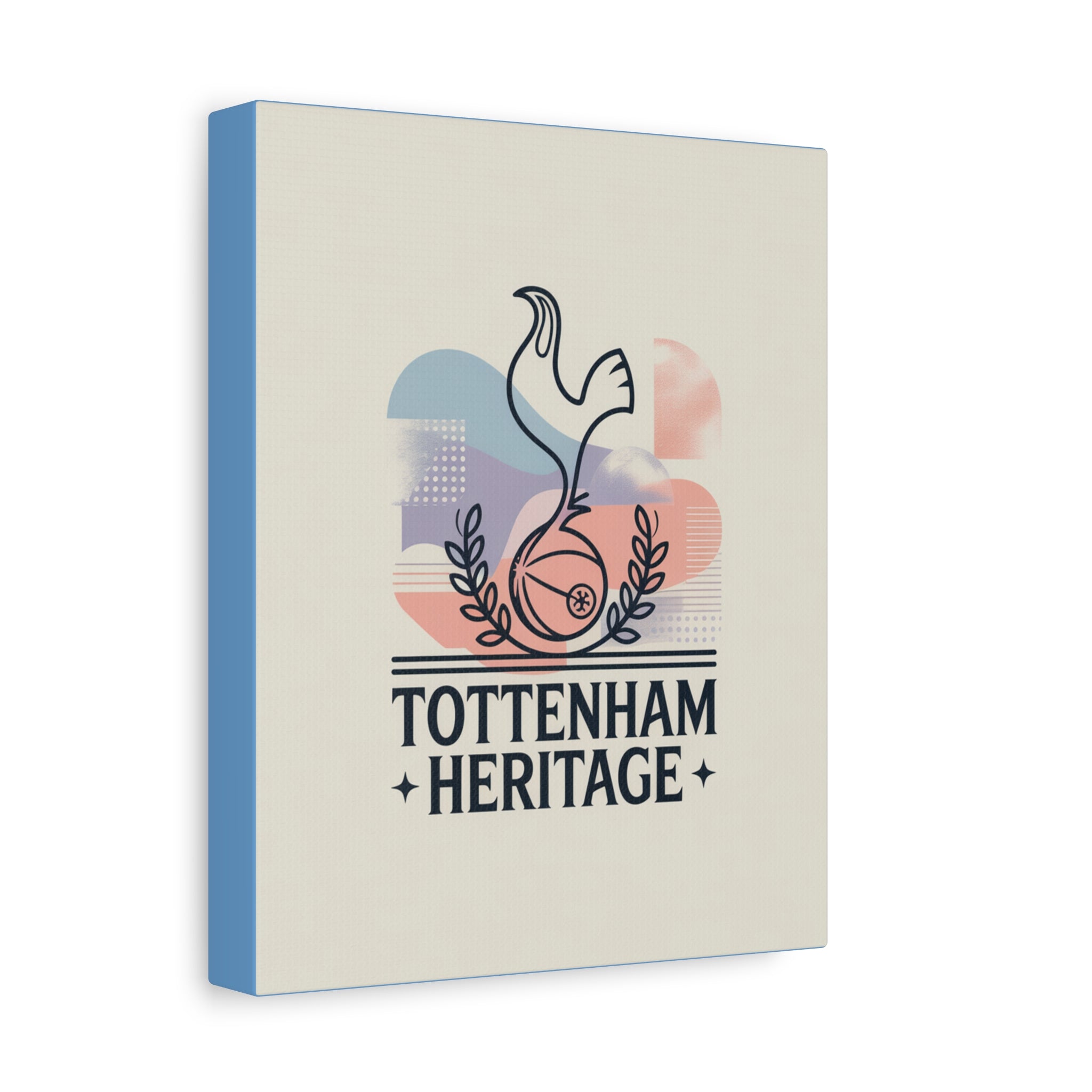 tottenham heritage abstract canvas art Matte Canvas, Stretched, 1.25"