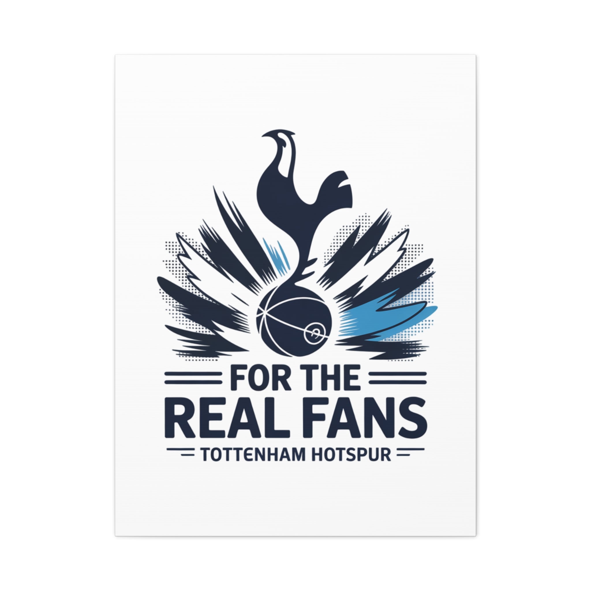 Tottenham Hotspur unofficial canvas abstract art portrat iCanvas Wall Art - For the Real Fans